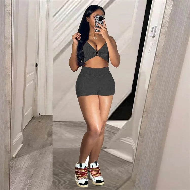 Act bad ribbed set