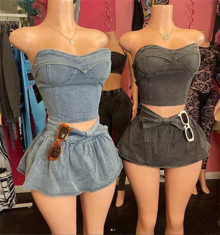 Brats mini skirt set