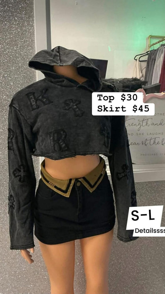 Top tier skirt set