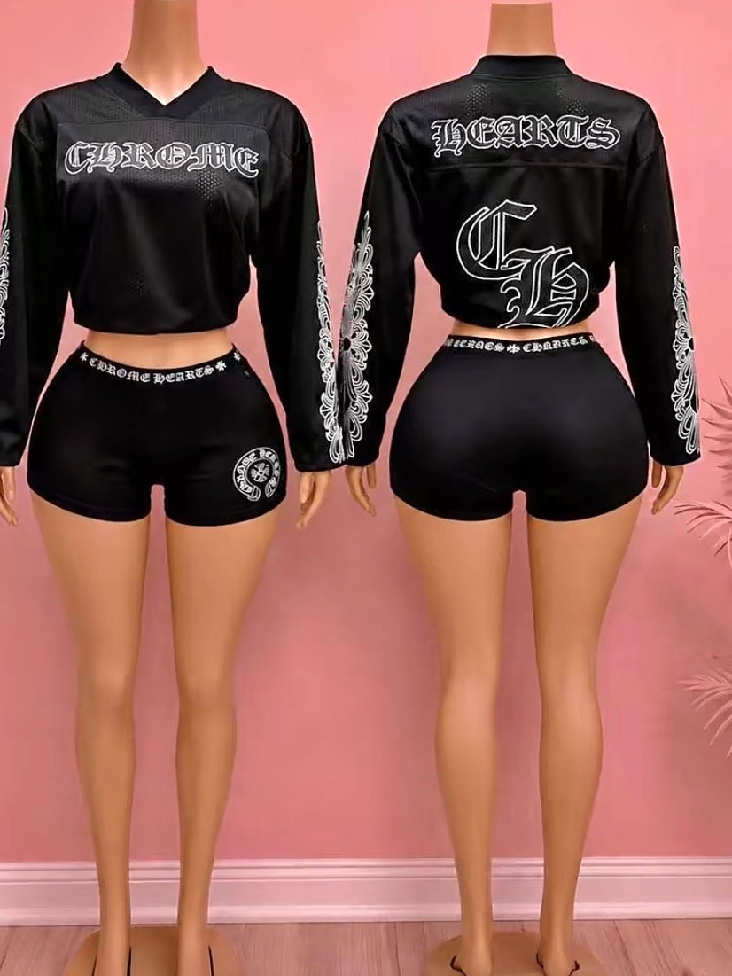 Chrome heart Jersey set